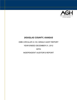 2012 Single Audit Report