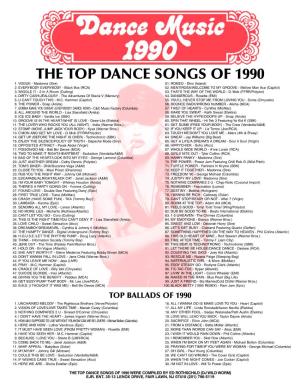 Dance Music 1990.Qxd