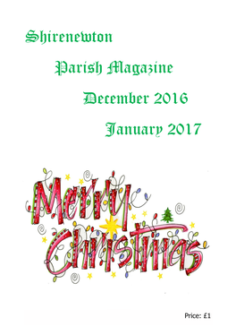 Shirenewton Parish Magazine December 2016 January 2017