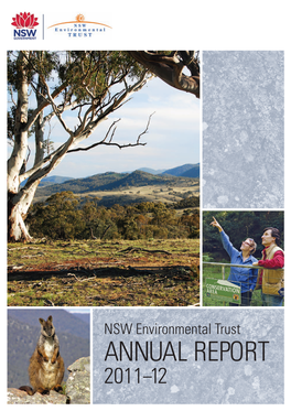 NSW Environmental Trust Annual Report 2011-2012