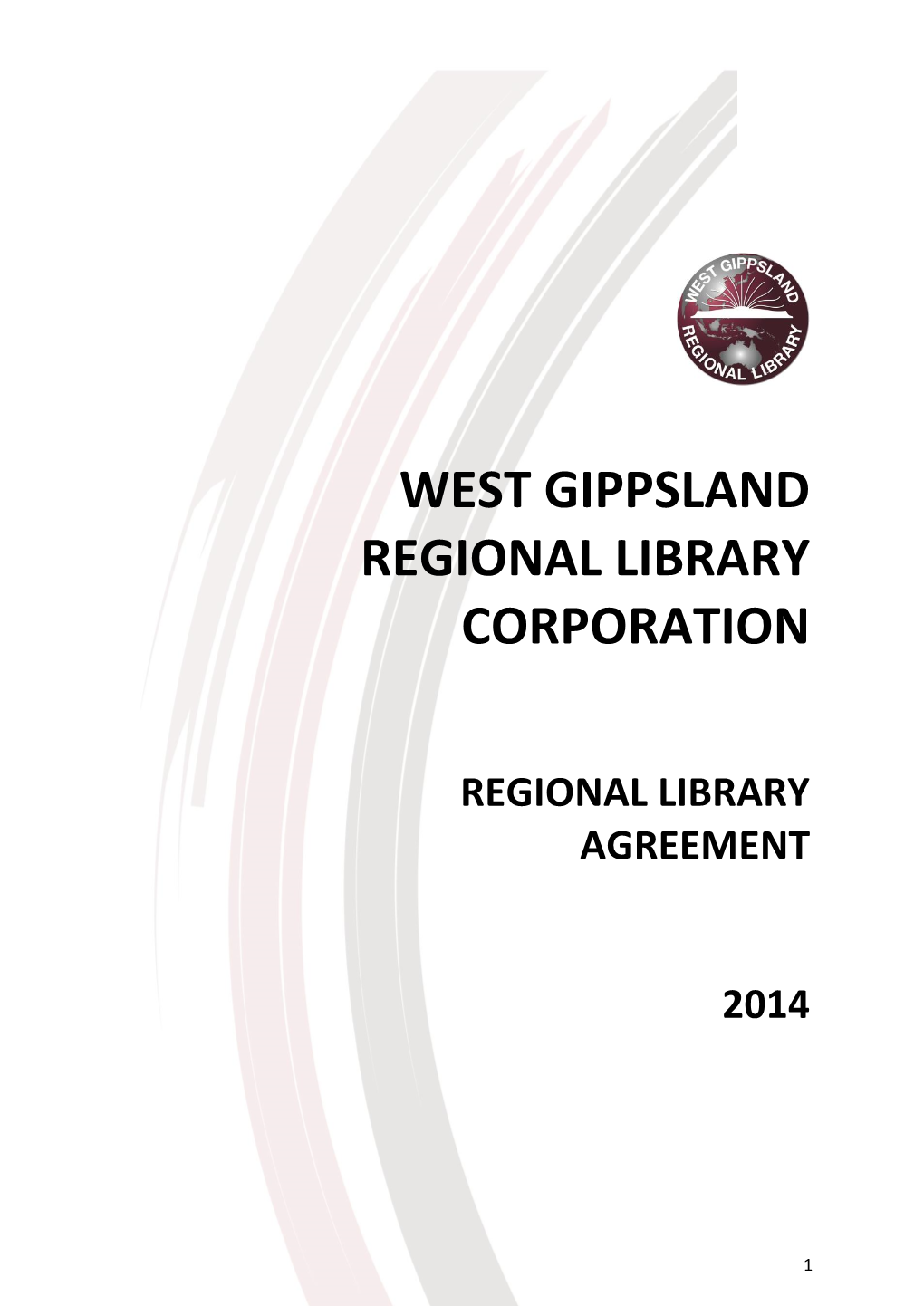 West Gippsland Regional Library Corporation Agreement