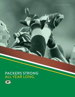 Packers Strong All Year Long