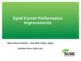 Epoll Kernel Performance Improvements