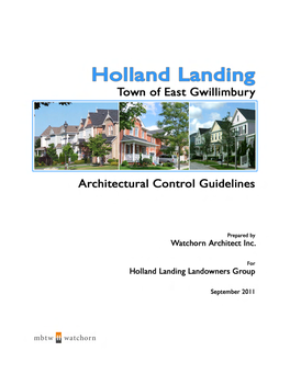 Holland Landing | Town of East Gwillimbury