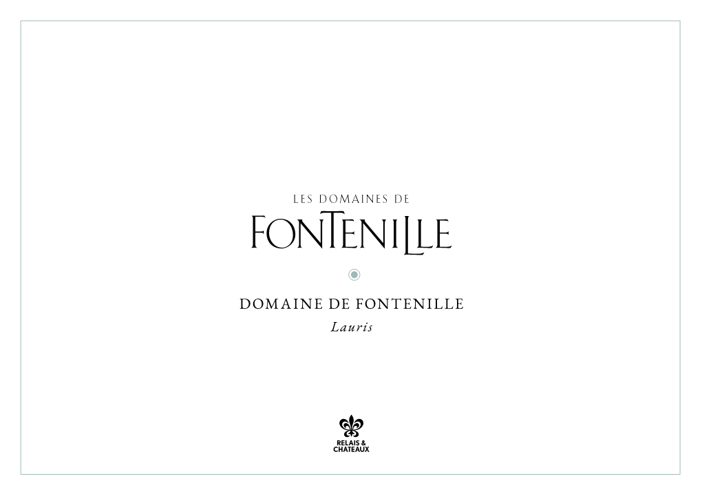 DOMAINE DE FONTENILLE Lauris LES DOMAINES DE FONTENILLE
