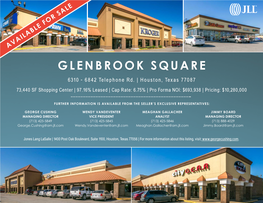 GLENBROOK SQUARE 6310 - 6842 Telephone Rd