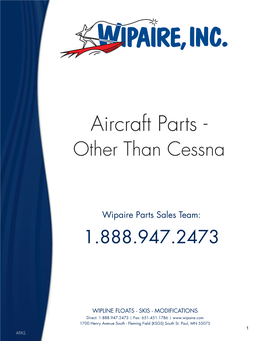 Aircraft Parts - Other Than Cessna