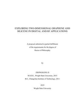 Exploring Two-Dimensional Graphene and Silicene in Digital and Rf Applications