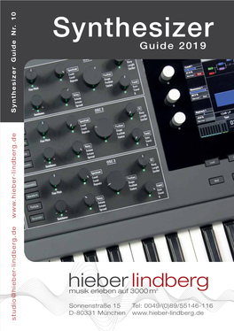 Synthesizer 1 Guide 2019 Guide Nr