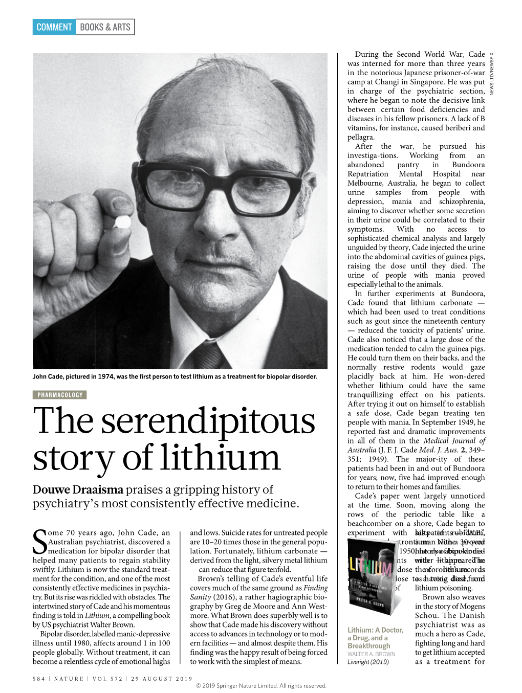 The Serendipitous Story of Lithium