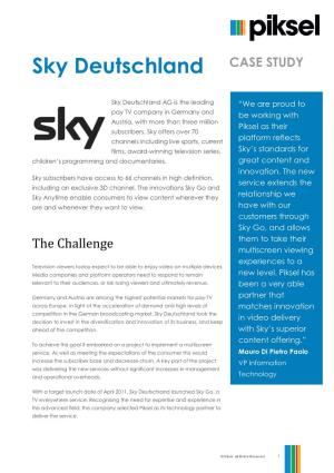 Sky Deutschland CASE STUDY