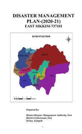 Disaster Management Plan-(2020-21) East Sikkim-737101