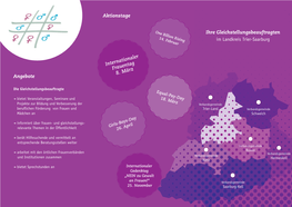 Aktionstage Angebote Internationaler Frauentag 8. März Ihre Gleichstellungsbeauftragten Im Landkreis Trier-Saarburg