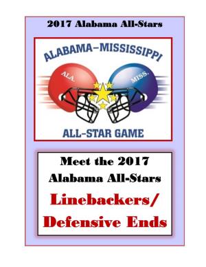 Linebackers/ Defensive Ends 2017 Alabama All-Stars