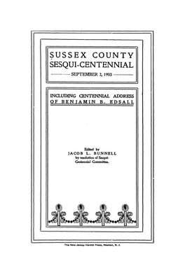 Sussex County Sesqui-Centennial