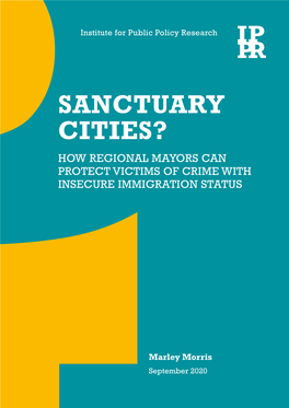 Sanctuary Cities? How Regional Mayors Can Protect Victims of Crime with Insecure Immigration Status