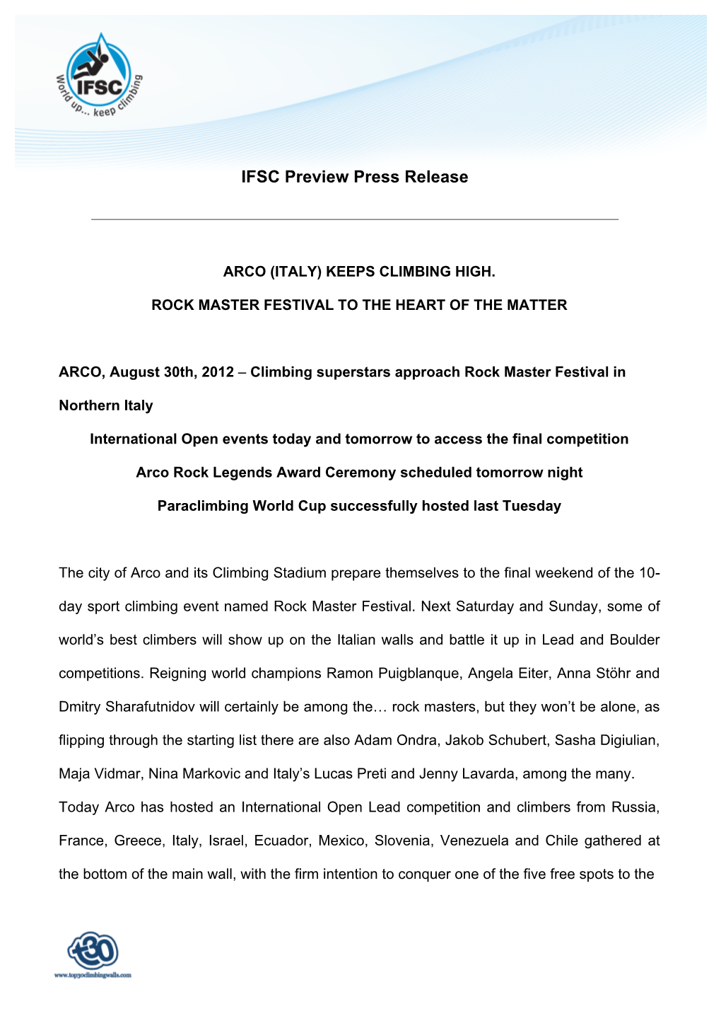 Press Release 39