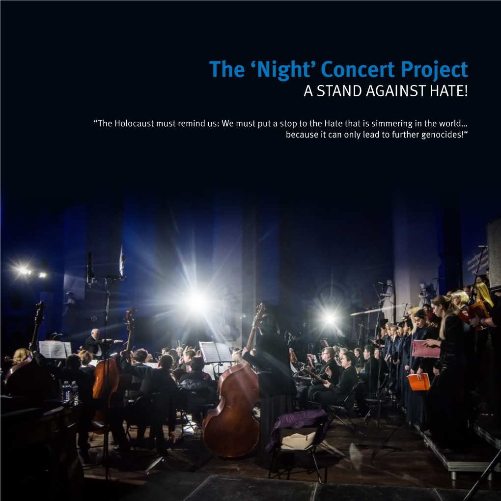 Night’ Concert Project a STAND AGAINST HATE!