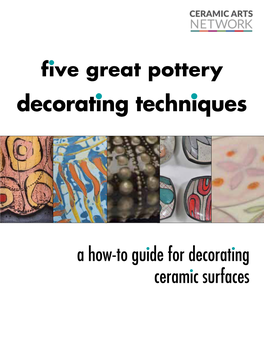 Five Great Pottery Decorating Techniques