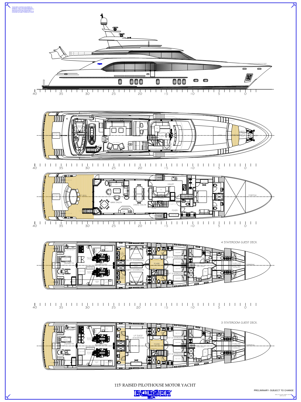 115' Raised Pilothouse Motor Yacht