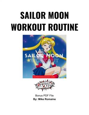 Sailor Moon Workout Routine