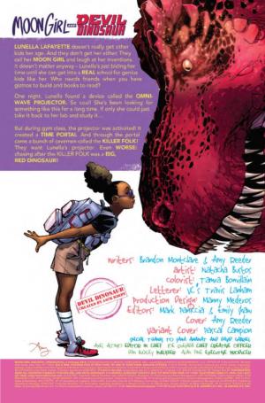 MOON GIRL and DEVIL DINOSAUR No. 2, February 2016. Published Monthly by MARVEL WORLDWIDE, INC., a Subsidiary of MARVEL ENTERTAINMENT, LLC