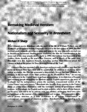 Nationalism and Sexuality in Braveheart