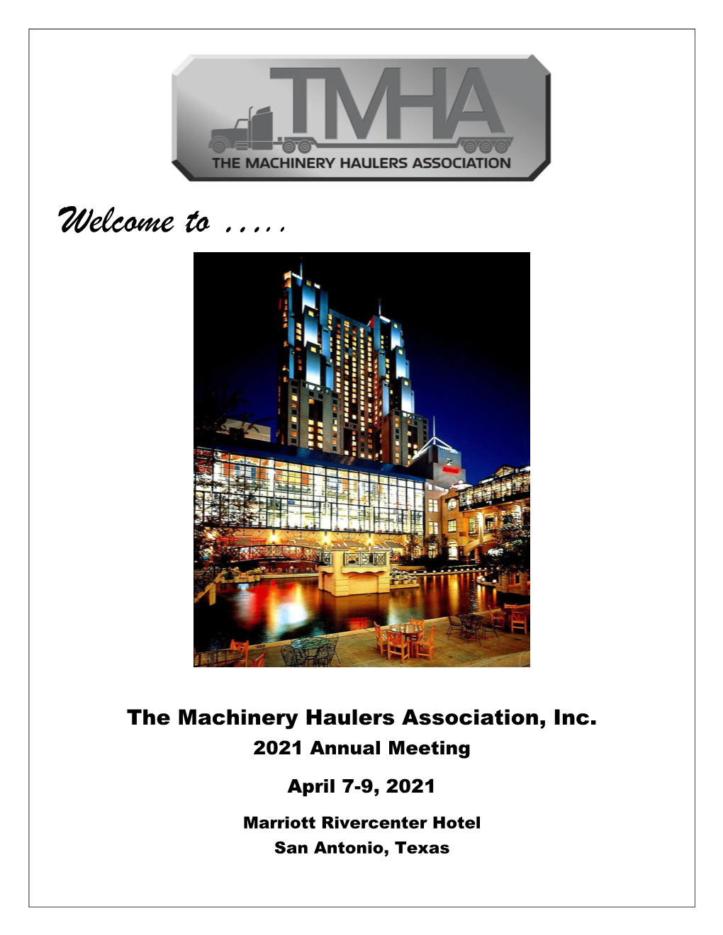 2021 Annual Management Conference Meeting Booklet