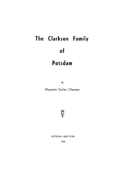 The Clarkson Family Of