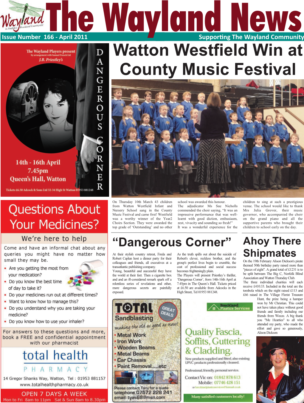 Watton Westfield Win at County Music Festival