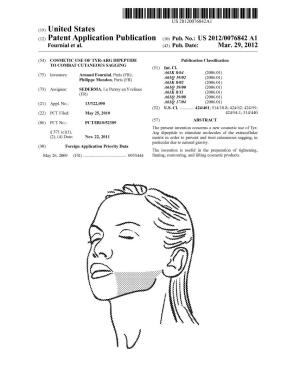 (12) Patent Application Publication (10) Pub. No.: US 2012/0076842 A1 Fournial Et Al