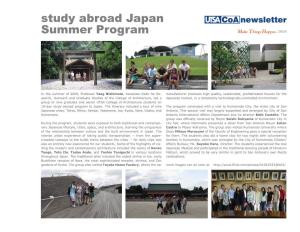 Japan Summer Study Abroad