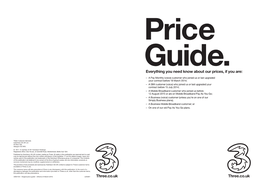 Price Guide. Everything You Need Know About Our Prices, If You Are