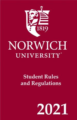 Student Rules and Regulations