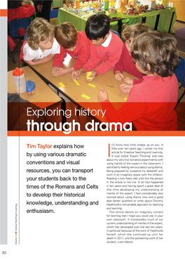 Through Drama Exploring History Explains How Student, Lukeabbott