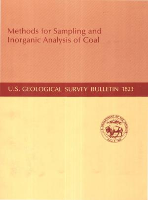 Methods for Sampling and Inorganic Analysis of Coal