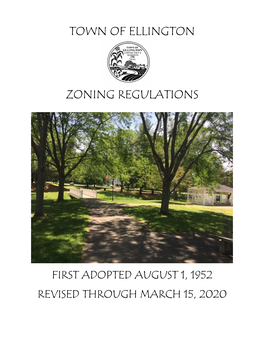 Town of Ellington Zoning Regulations