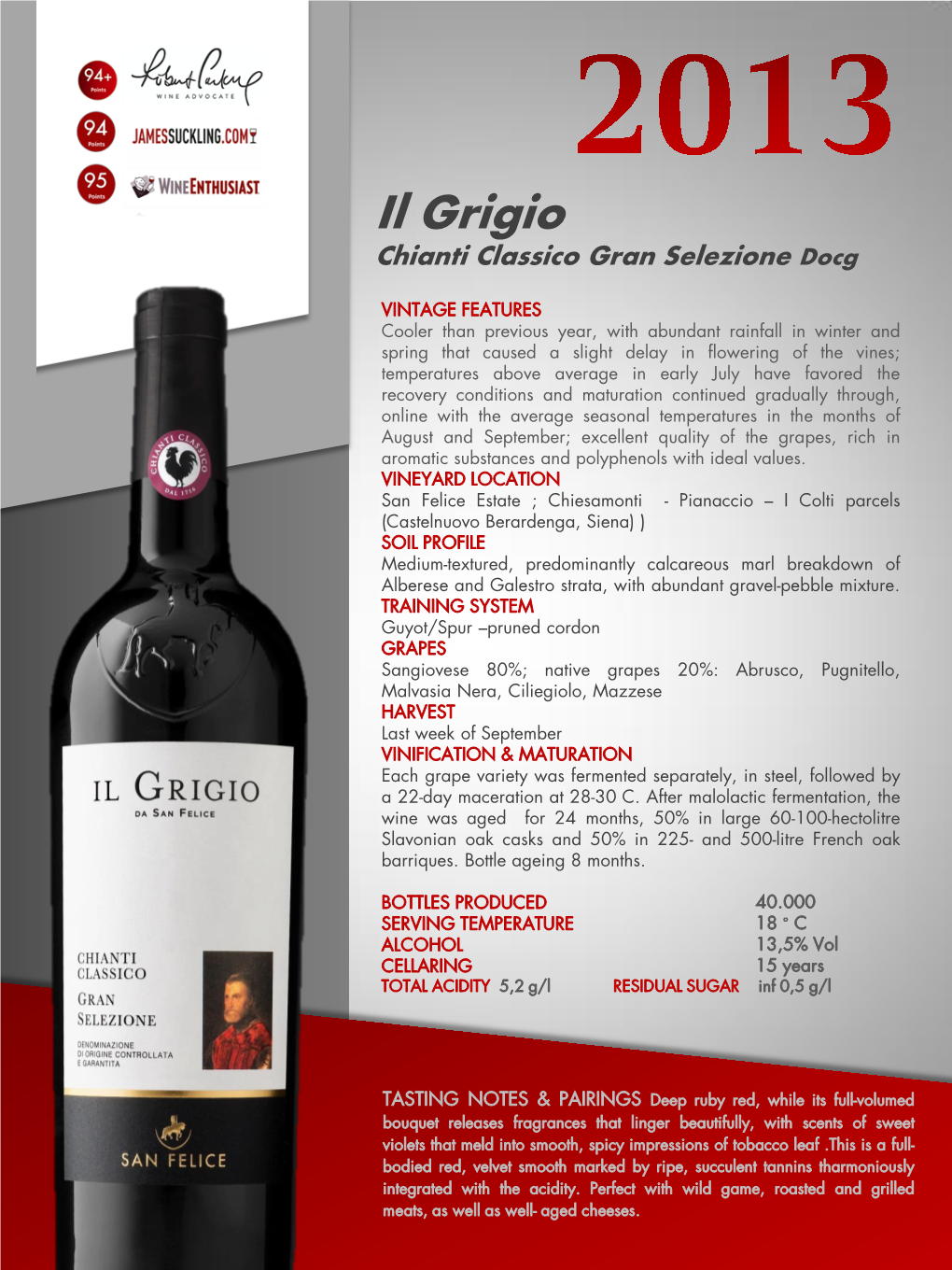 Il Grigio Chianti Classico Gran Selezione Docg