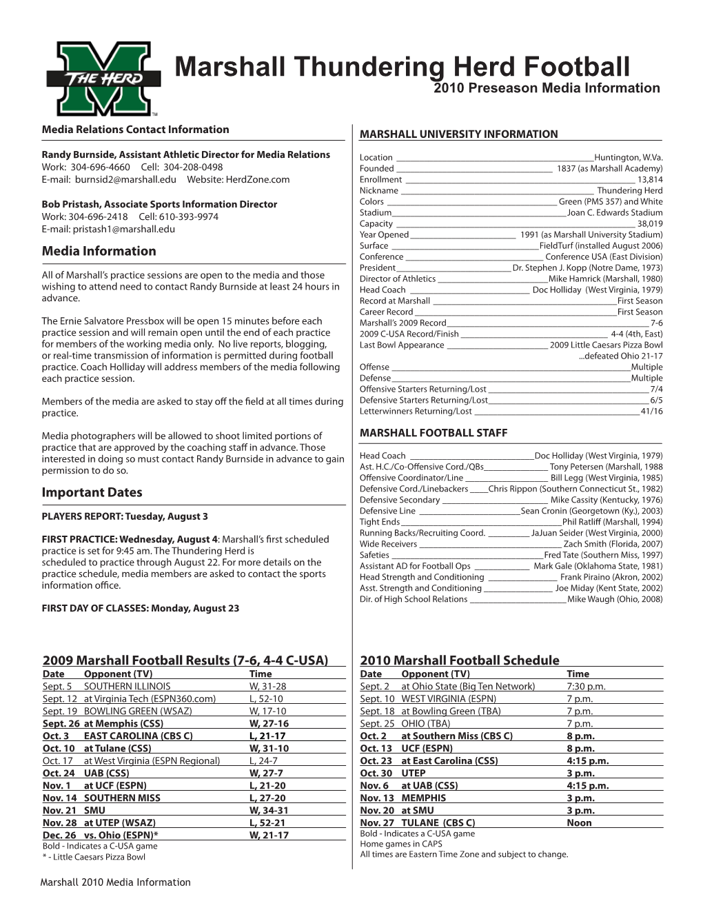 2010 Prospectus Information FB.Indd