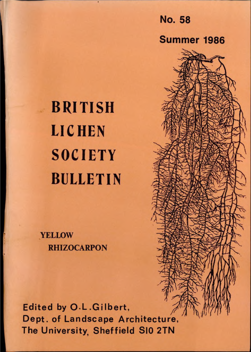 British Lichen Society Bulletin