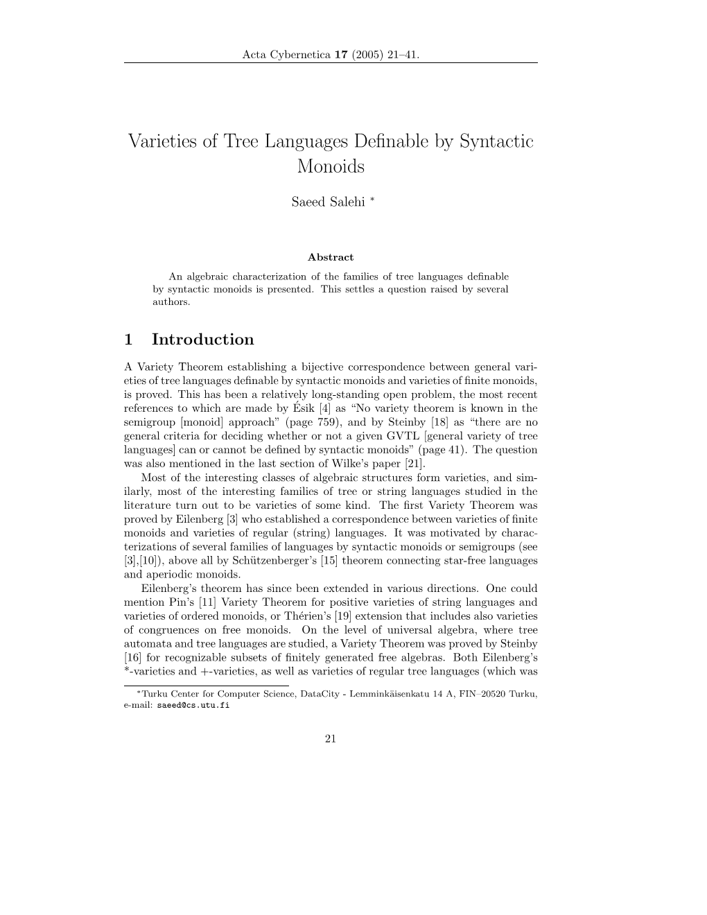 Varieties of Tree Languages Definable by Syntactic Monoids