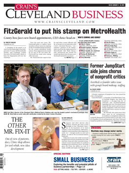 Fitzgerald to Put His Stamp on Metrohealth