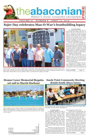 Sojer Day Celebrates Man-O-War's Boatbuilding Legacy