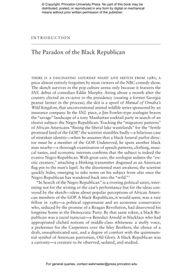 The Loneliness of the Black Republican