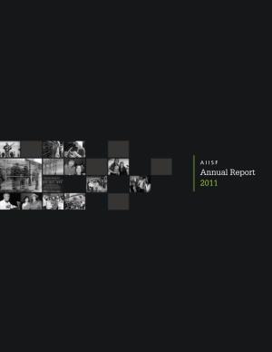 Annual Report 2011 AIISF | 2011