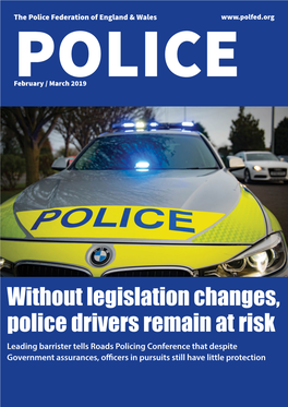 Without Legislation Changes, Police Drivers Remain at Risk