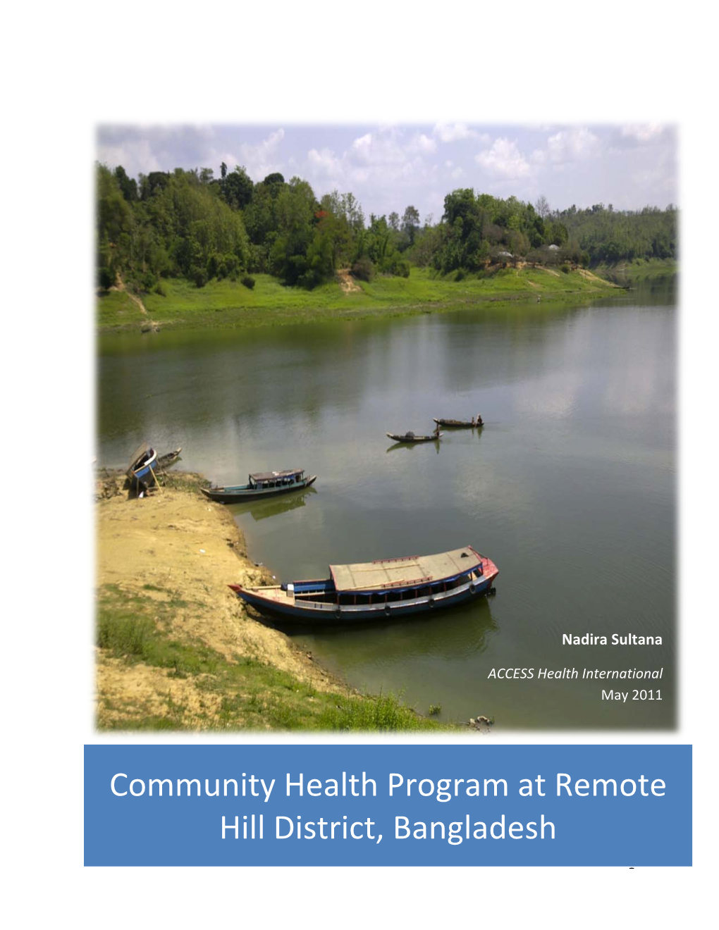 Community Health Program at Remote Hill District, Bangladesh 1