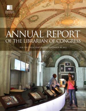 Annual Report, FY 2013