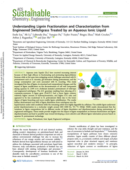 Understanding Lignin Fractionation and Characterization From