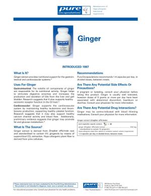 Ginger Extract 120'S